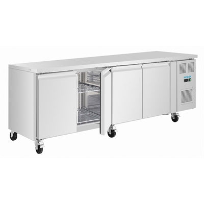 Polar U-Series Four Door Slimline Counter Fridge - UA107