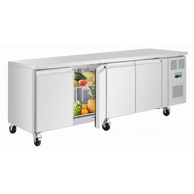 Polar U-Series Four Door Slimline Counter Fridge - UA107