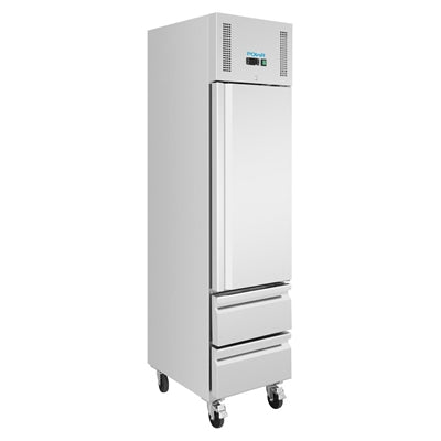 Polar G-Series Single Door and 2 Drawer Slimline GN Cabinet Freezer 180Ltr - UA116