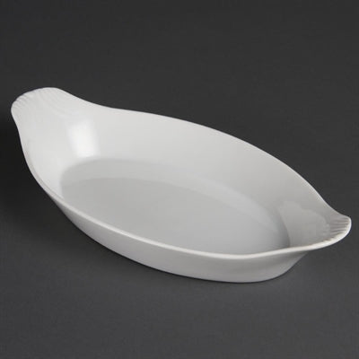 Olympia Whiteware Oval Eared Dishes 289mm (6 Pack) - W411