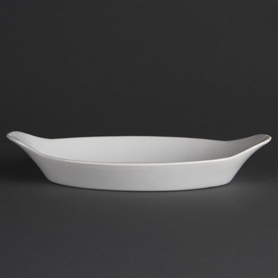 Olympia Whiteware Oval Eared Dishes 289mm (6 Pack) - W411