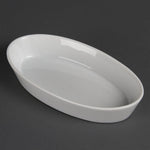 Olympia Whiteware Oval Sole Dishes 195x 110mm (6 Pack) - W418