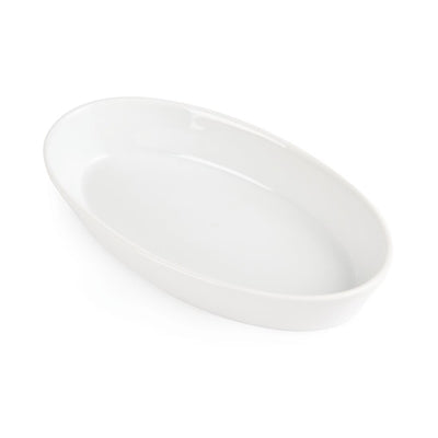 Olympia Whiteware Oval Sole Dishes 195x 110mm (6 Pack) - W418