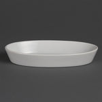 Olympia Whiteware Oval Sole Dishes 195x 110mm (6 Pack) - W418