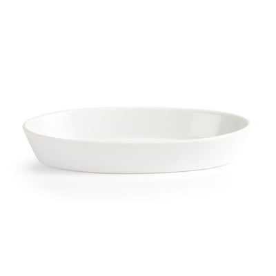 Olympia Whiteware Oval Sole Dishes 195x 110mm (6 Pack) - W418