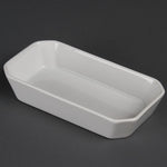 Olympia Whiteware Rectangular Hors d'Oeuvre Dishes 185mm (6 Pack) - W425