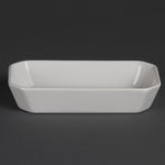 Olympia Whiteware Rectangular Hors d'Oeuvre Dishes 185mm (6 Pack) - W425