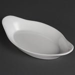 Olympia Whiteware Oval Eared Dishes 229x 127mm (6 Pack) - W427
