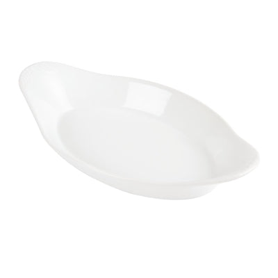Olympia Whiteware Oval Eared Dishes 229x 127mm (6 Pack) - W427