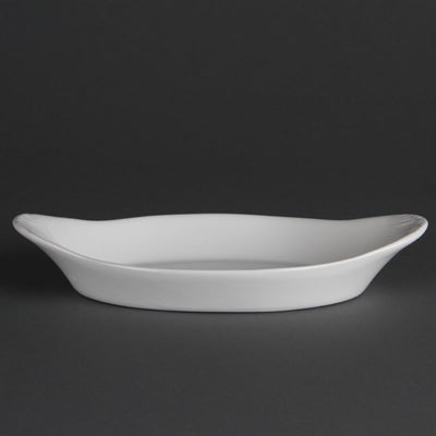 Olympia Whiteware Oval Eared Dishes 229x 127mm (6 Pack) - W427