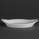 Olympia Whiteware Oval Eared Dishes 229x 127mm (6 Pack) - W427