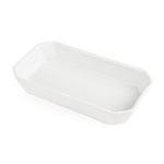 Olympia Whiteware Rectangular Hors d'Oeuvre Dishes 235x 122mm (6 Pack) - W438