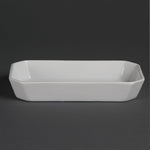 Olympia Whiteware Rectangular Hors d'Oeuvre Dishes 235x 122mm (6 Pack) - W438