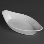 Olympia Whiteware Oval Eared Dishes 262mm (6 Pack) - W440