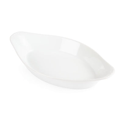 Olympia Whiteware Oval Eared Dishes 262mm (6 Pack) - W440