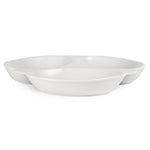 Olympia Whiteware Vegetable Dishes 3 Section 250mm (6 Pack) - Y099