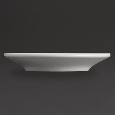 Olympia Whiteware Espresso Saucers 120mm (12 Pack) - Y112