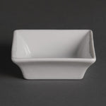 Olympia Whiteware Miniature Square Dishes 75mm (12 Pack) - Y136