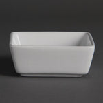 Olympia Mini Square Dishes White 85mm (12 Pack) - Y729